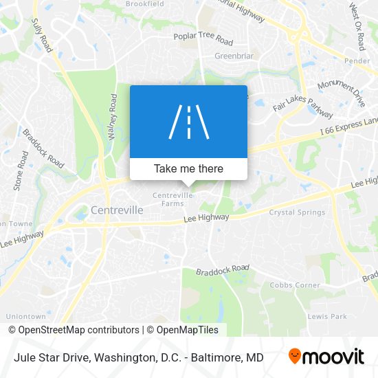 Jule Star Drive map