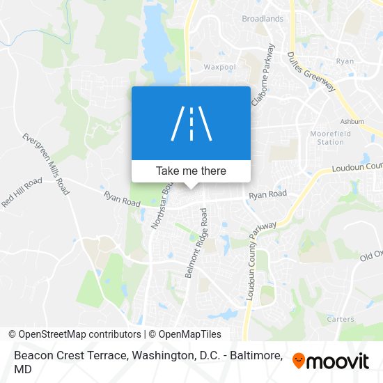 Mapa de Beacon Crest Terrace