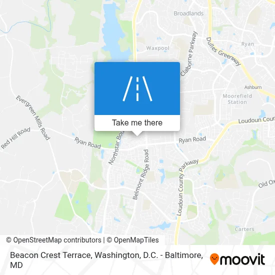 Beacon Crest Terrace map