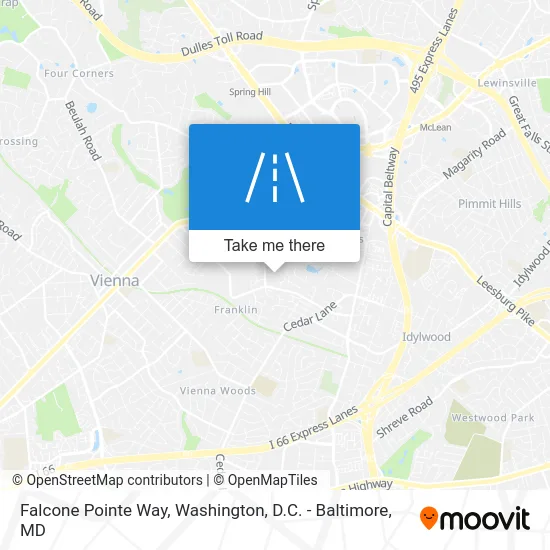 Falcone Pointe Way map