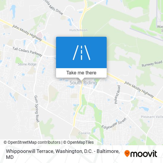 Whippoorwill Terrace map