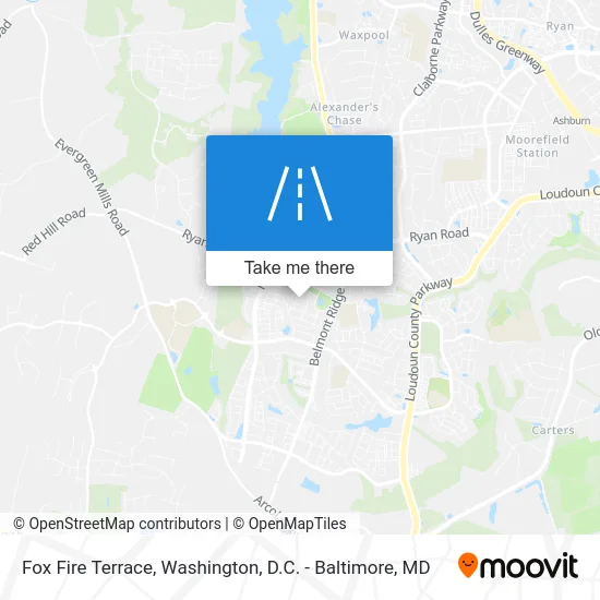 Fox Fire Terrace map