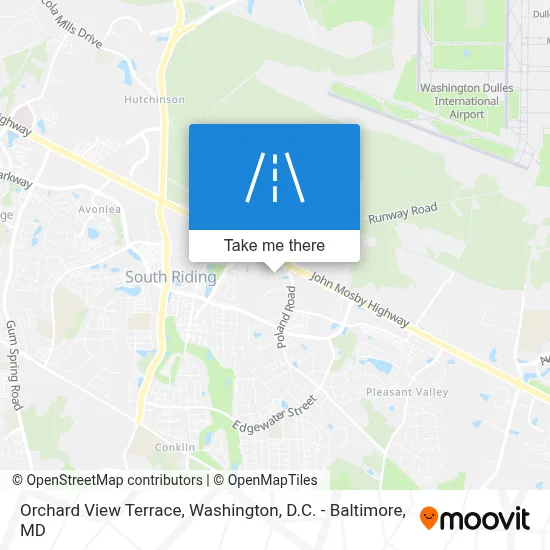 Orchard View Terrace map