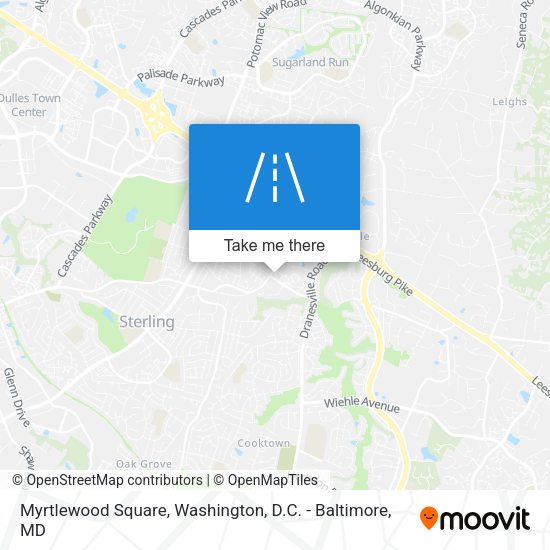 Myrtlewood Square map