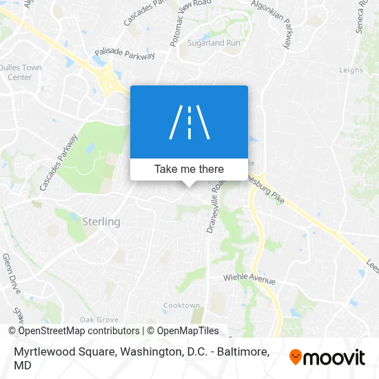 Myrtlewood Square map