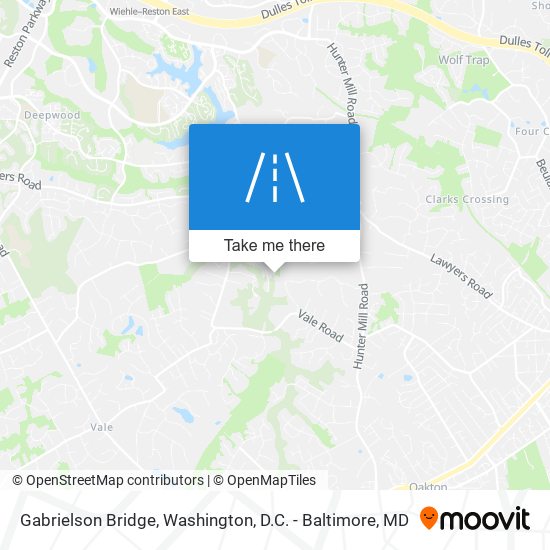 Gabrielson Bridge map