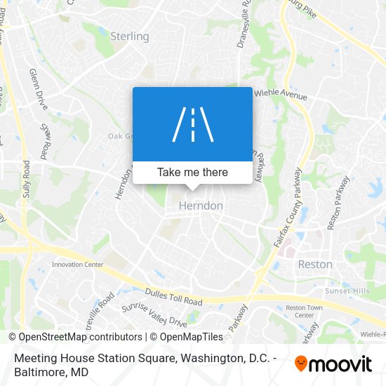 Mapa de Meeting House Station Square