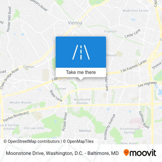 Moonstone Drive map