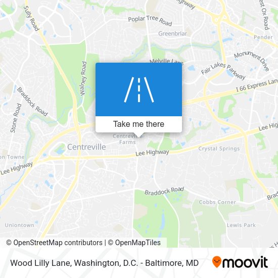 Wood Lilly Lane map