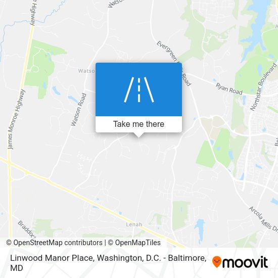 Mapa de Linwood Manor Place