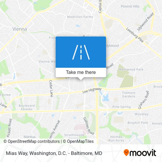 Mias Way map
