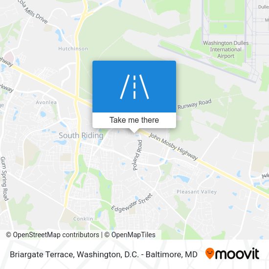 Mapa de Briargate Terrace