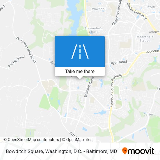 Mapa de Bowditch Square