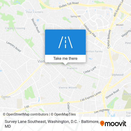 Mapa de Survey Lane Southeast