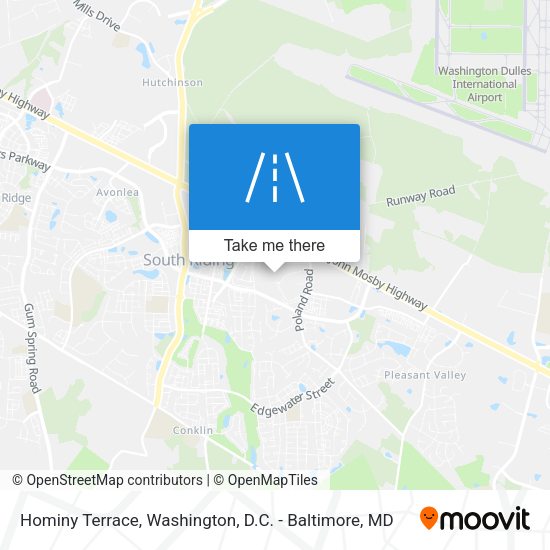 Hominy Terrace map
