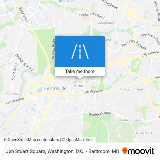 Jeb Stuart Square map