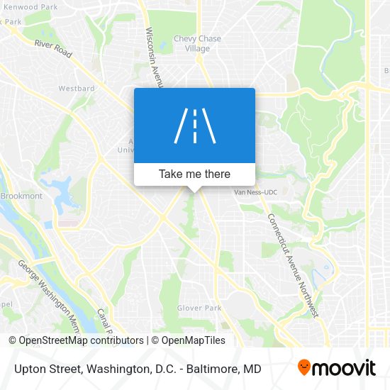 Upton Street map