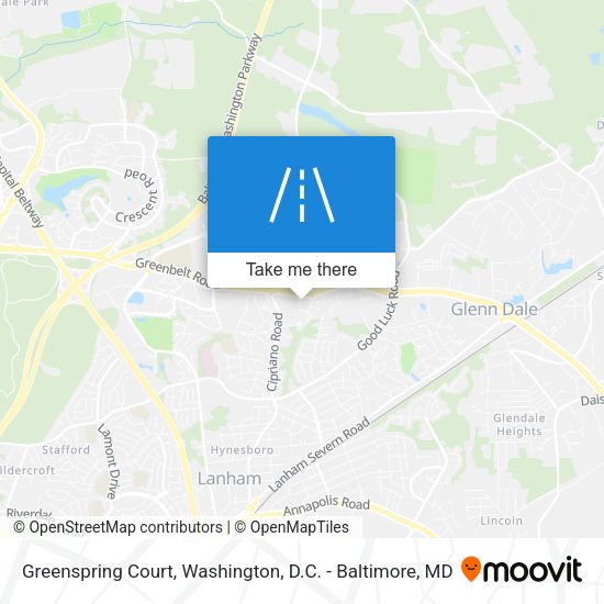 Greenspring Court map