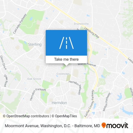 Mapa de Moormont Avenue