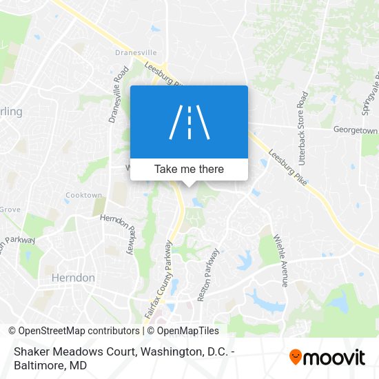 Mapa de Shaker Meadows Court