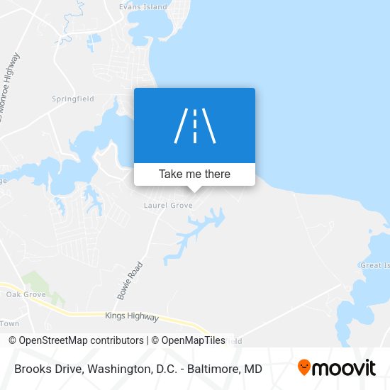 Mapa de Brooks Drive