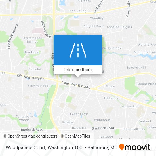 Woodpalace Court map