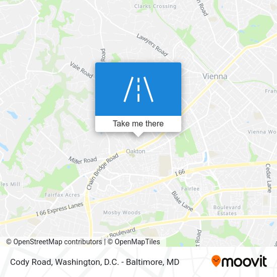 Mapa de Cody Road
