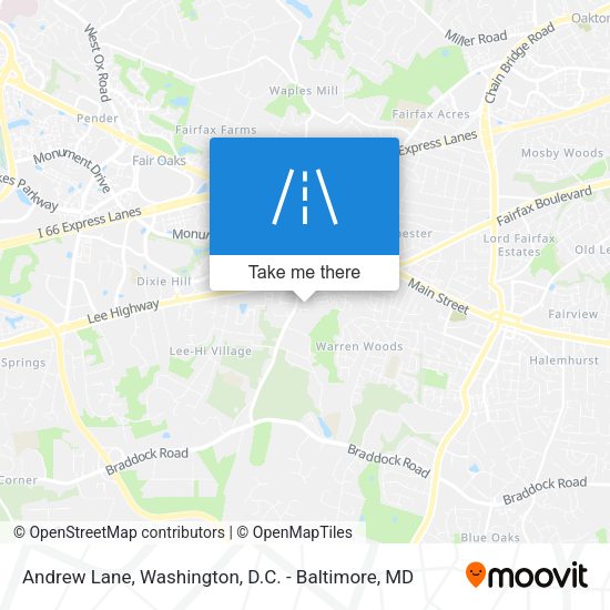 Andrew Lane map