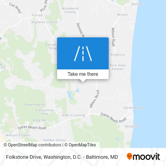 Mapa de Folkstone Drive