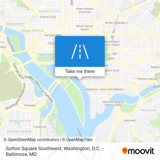 Sutton Square Southwest map