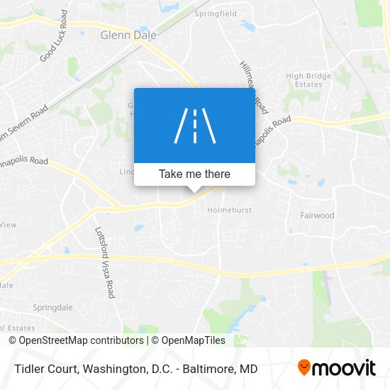 Tidler Court map