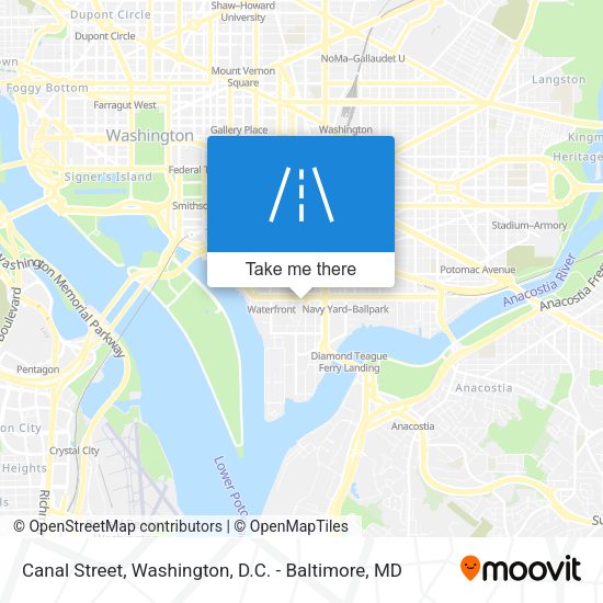 Canal Street map