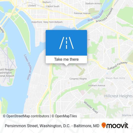 Persimmon Street map