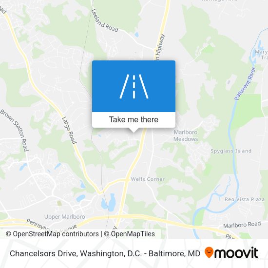 Chancelsors Drive map