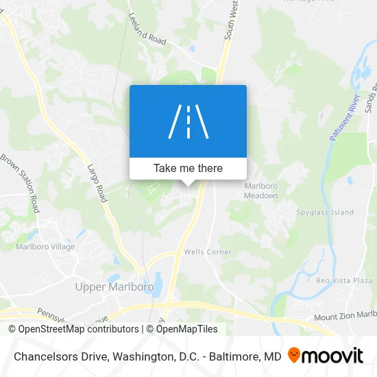 Chancelsors Drive map