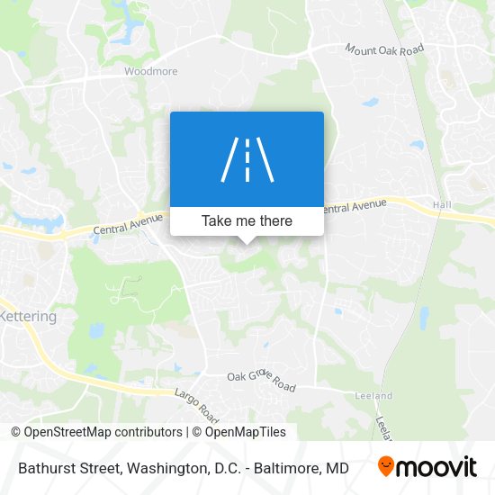 Mapa de Bathurst Street