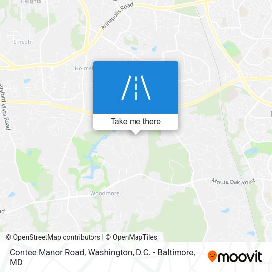 Mapa de Contee Manor Road