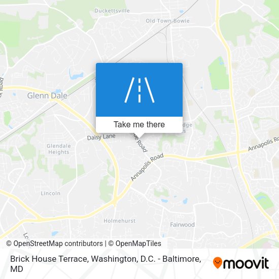 Mapa de Brick House Terrace