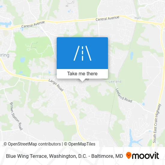 Blue Wing Terrace map