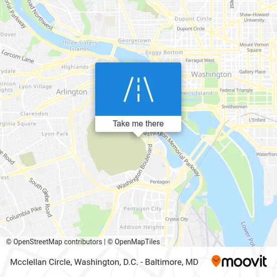 Mcclellan Circle map