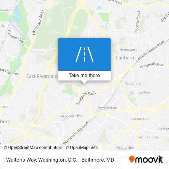 Waltons Way map