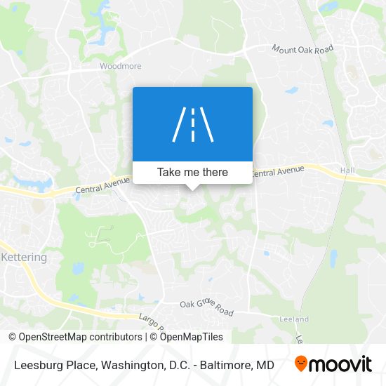 Leesburg Place map