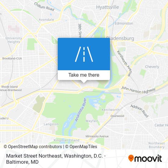 Market Street Northeast map