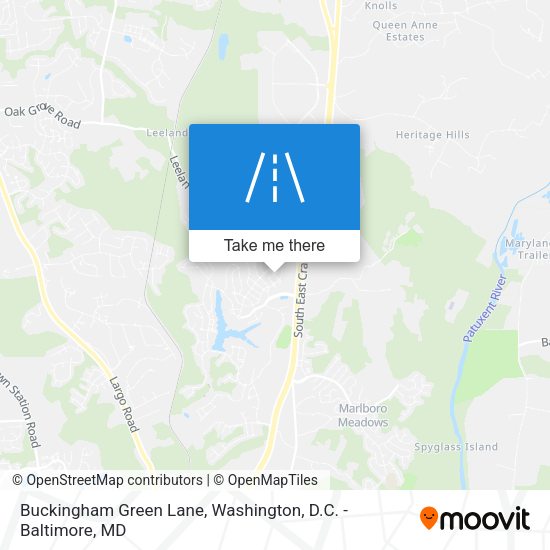 Buckingham Green Lane map