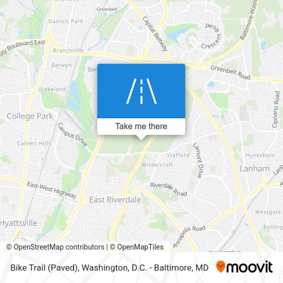 Bike Trail (Paved) map
