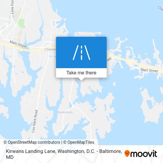 Kirwans Landing Lane map