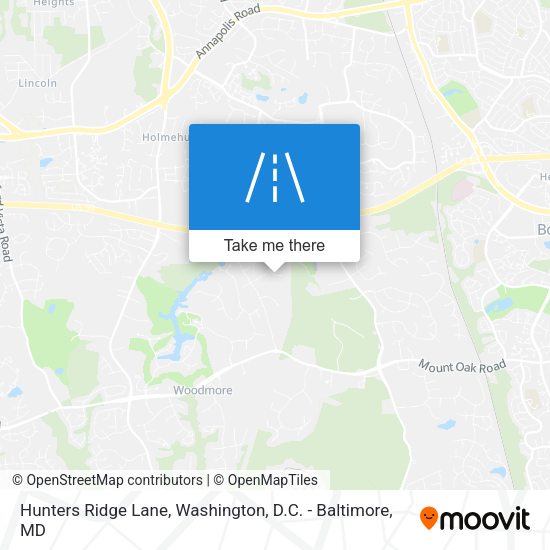 Mapa de Hunters Ridge Lane