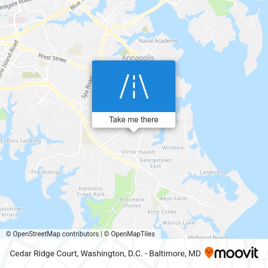 Cedar Ridge Court map