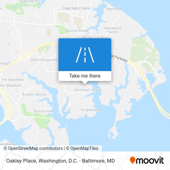 Mapa de Oakley Place