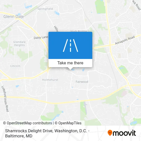 Shamrocks Delight Drive map